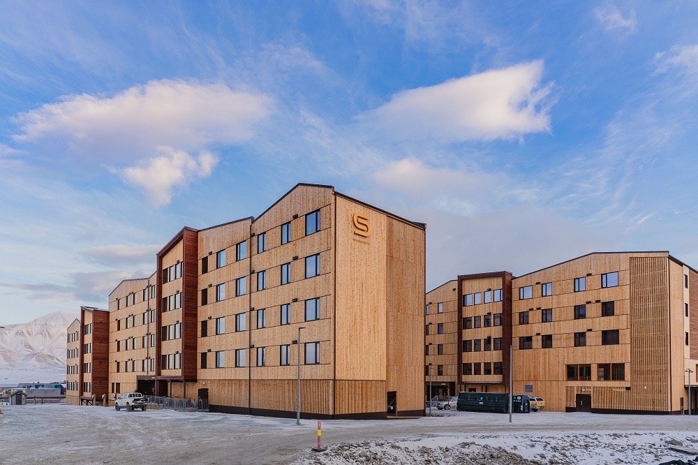 The Elvesletta student housing in timber